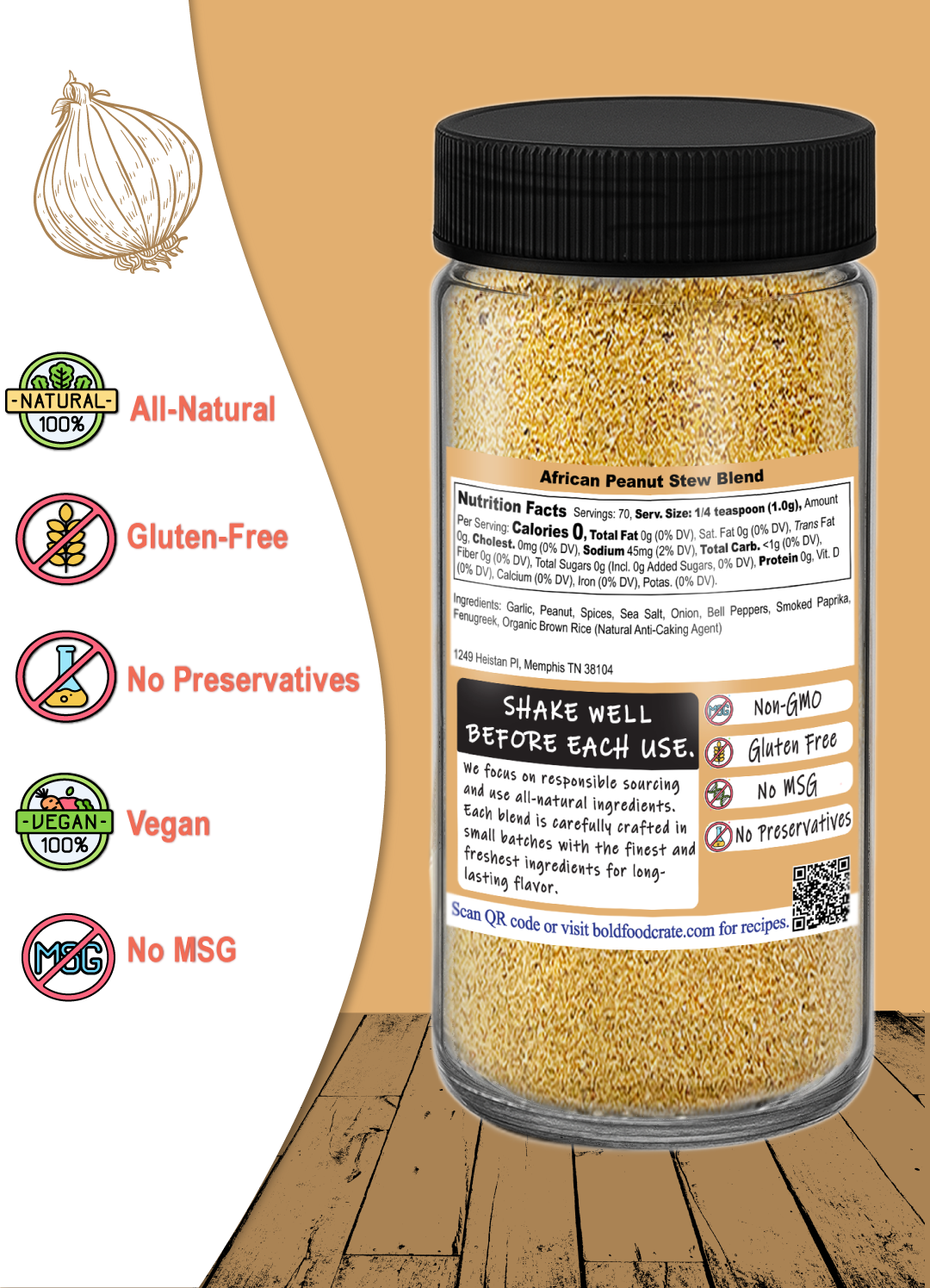 African Peanut Stew Seasoning