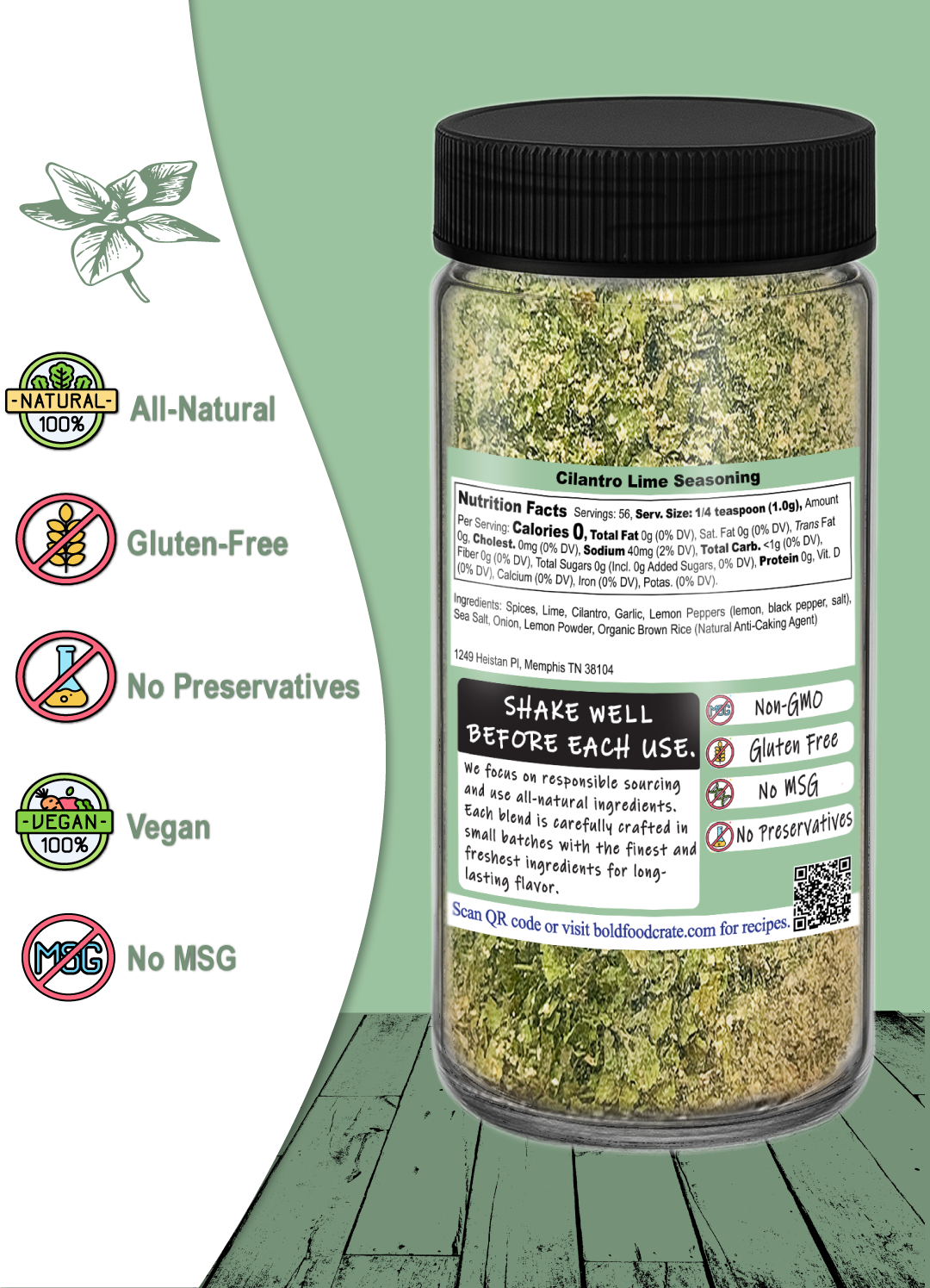 Cilantro Lime Seasoning