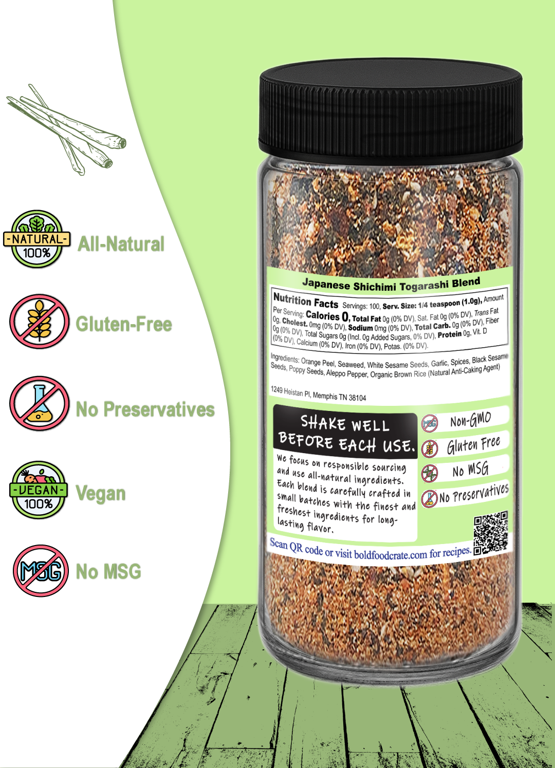 Japanese Shichimi Togarashi Blend