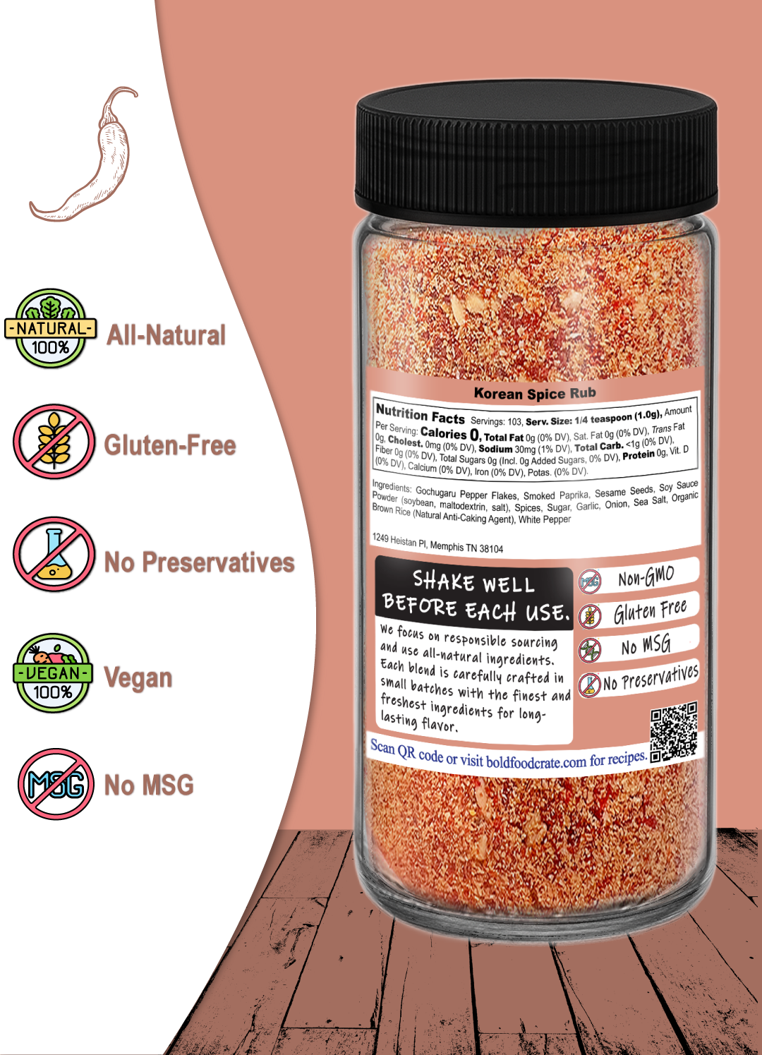 Korean Spice Rub