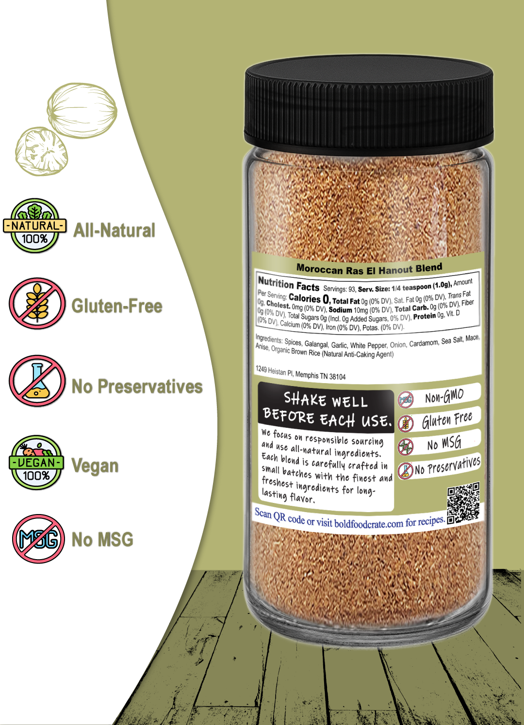 Moroccan Ras El Hanout Seasoning