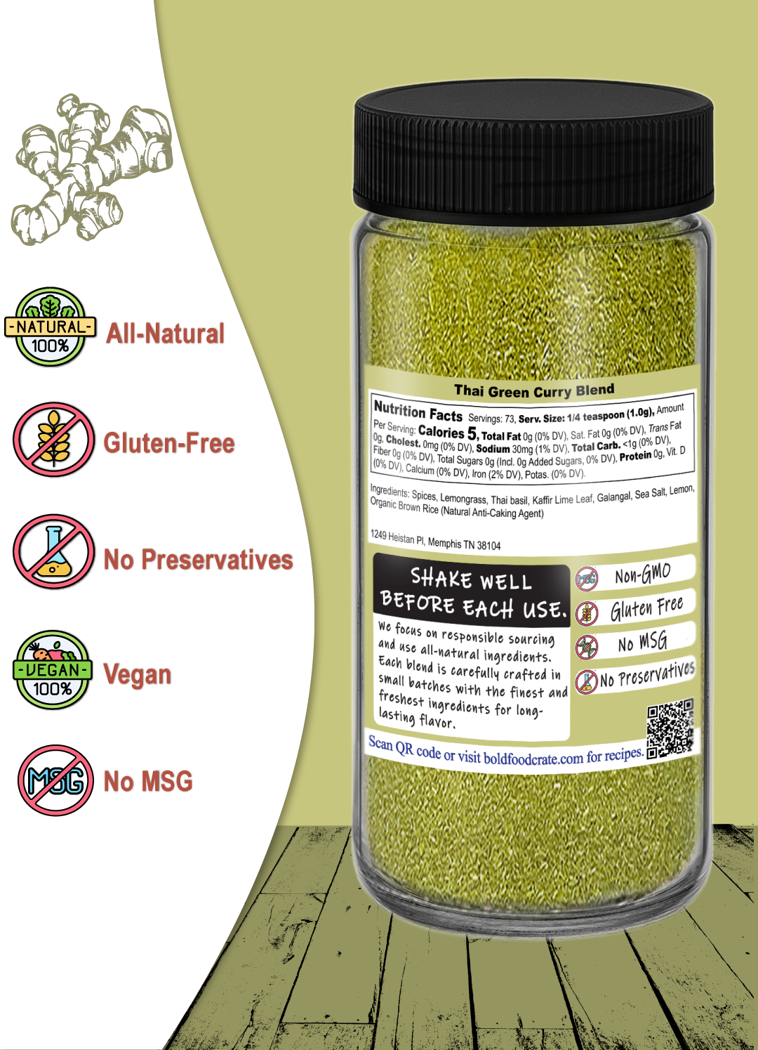 Thai Green Curry Blend