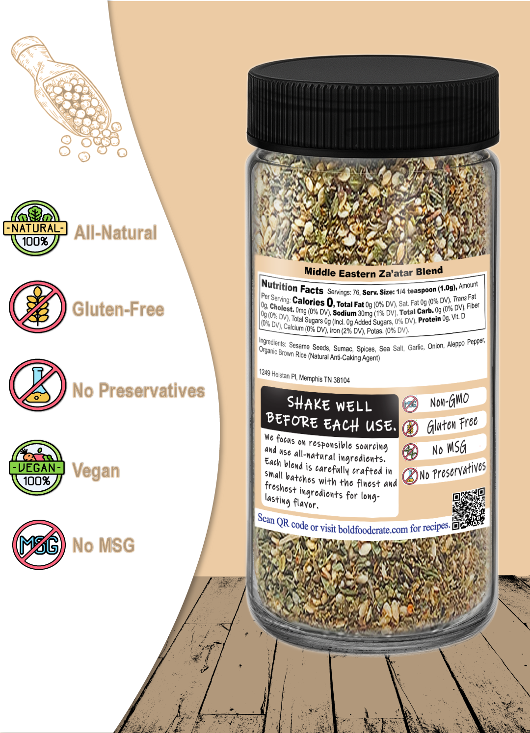 Middle Eastern Za'atar Seasoning
