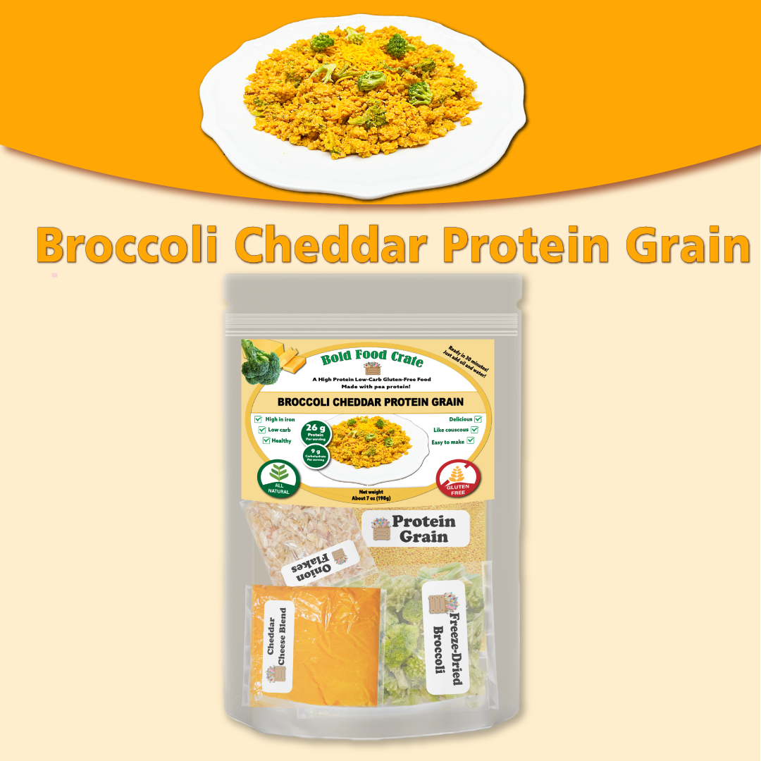 Broccoli Cheddar Protein Grains