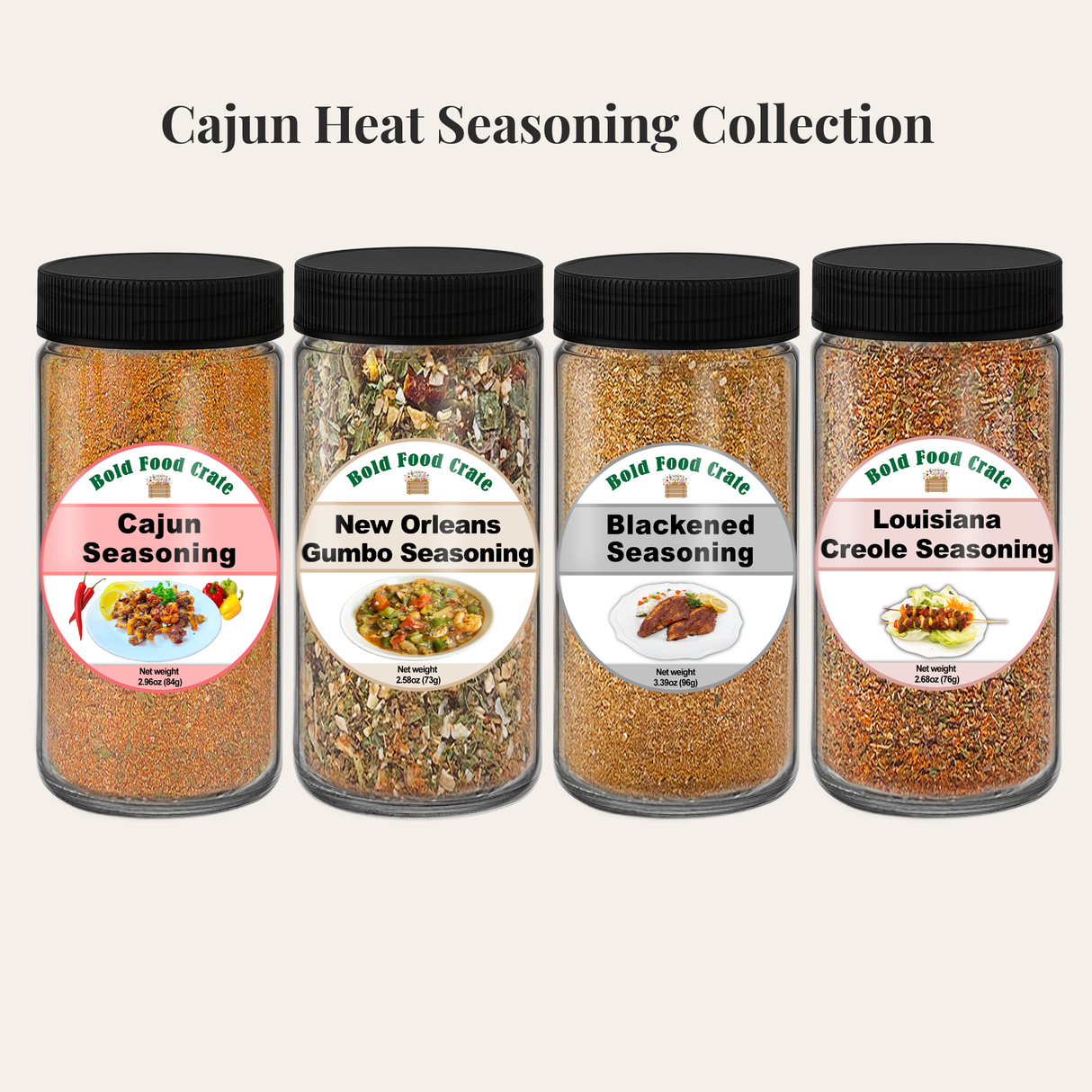 Cajun Heat Seasoning Collection
