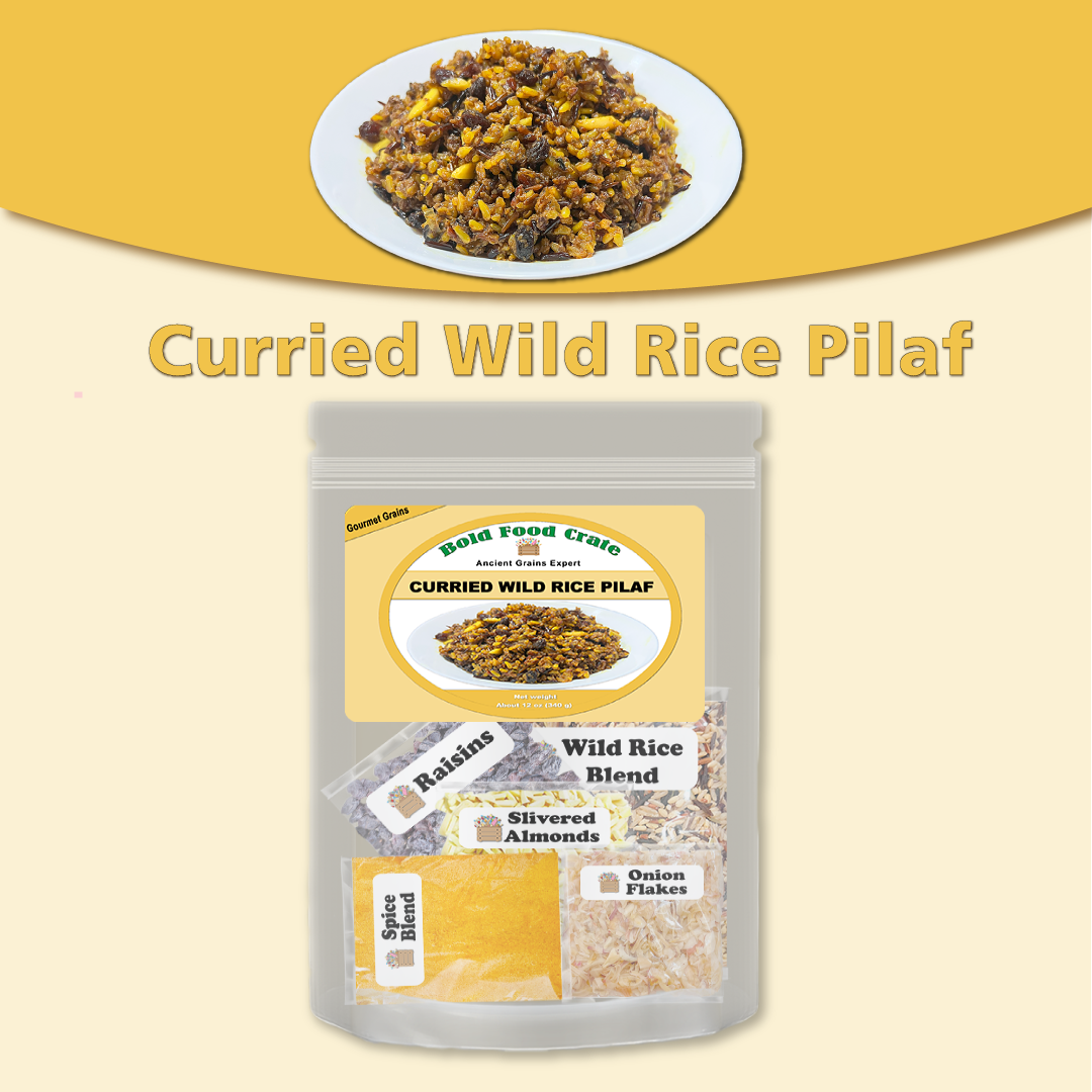 Curried Wild Rice Pilaf Meal in a Pouch