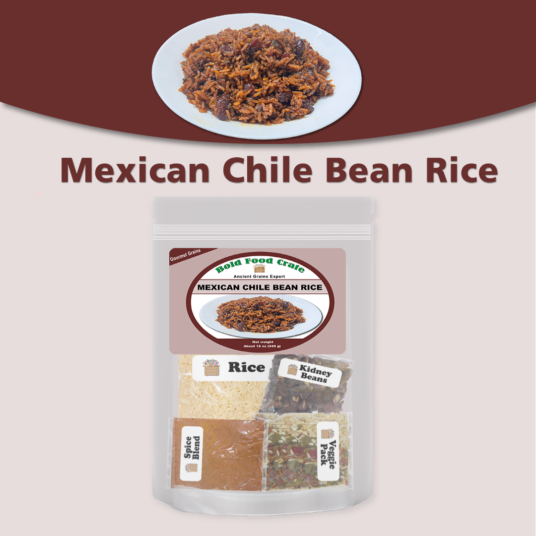 Mexican Chili Bean Rice Meal in a Pouch