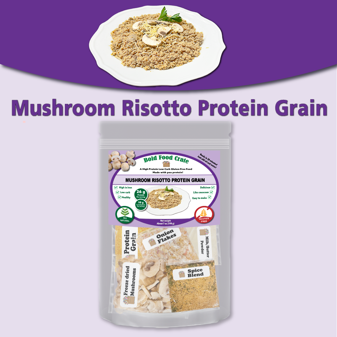 Mushroom Risotto Protein Grain