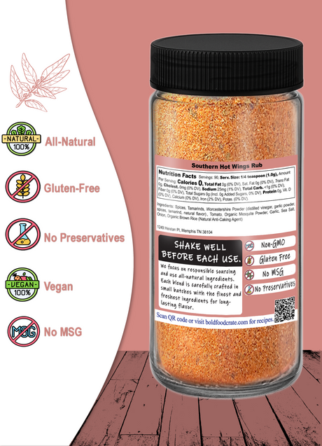 Southern Hot Wing Rub